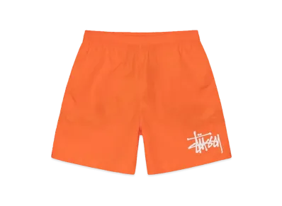 Stussy Water Short Big Basic "Bright Orange"