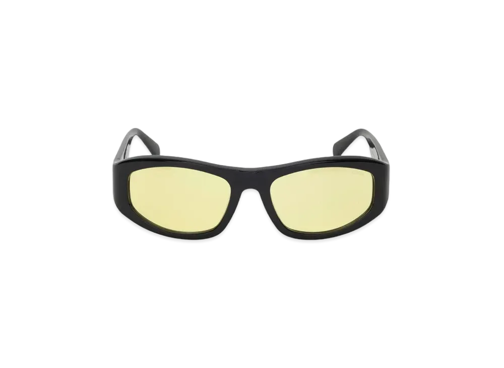 Stussy Landon Sunglasses "Black / Yellow Lens"