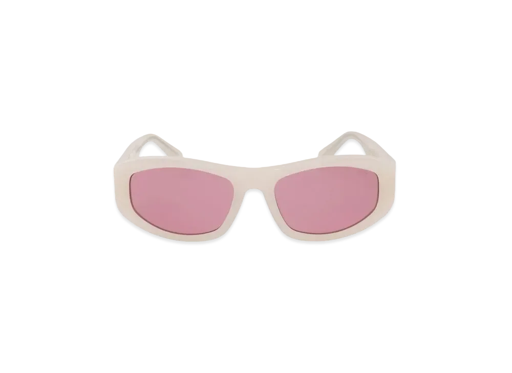 Stussy Landon Sunglasses "Cream / Pink Lens"