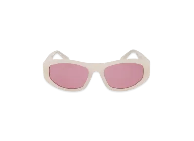 Stussy Landon Sunglasses "Cream / Pink Lens"