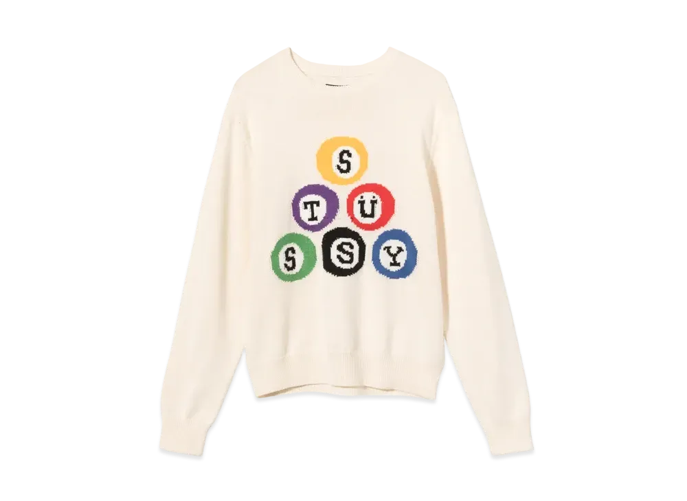 Stussy Billiard Sweater "Natural"