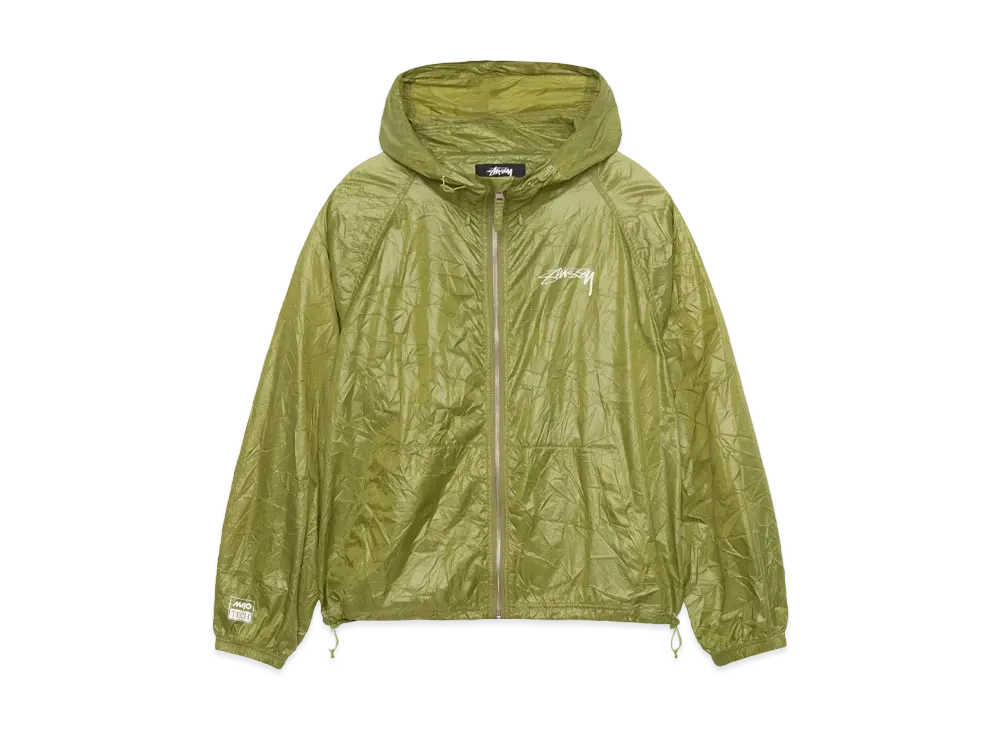 Stussy Beach Shell Wrinkled Nylon "Lizard"