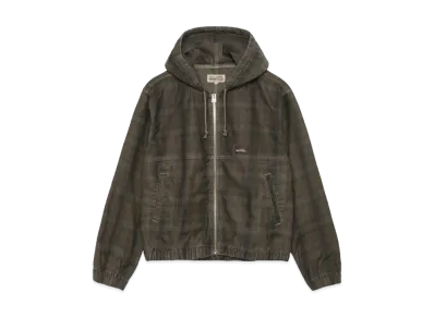 Stussy Work Jacket Unlined Plaid "Olive"