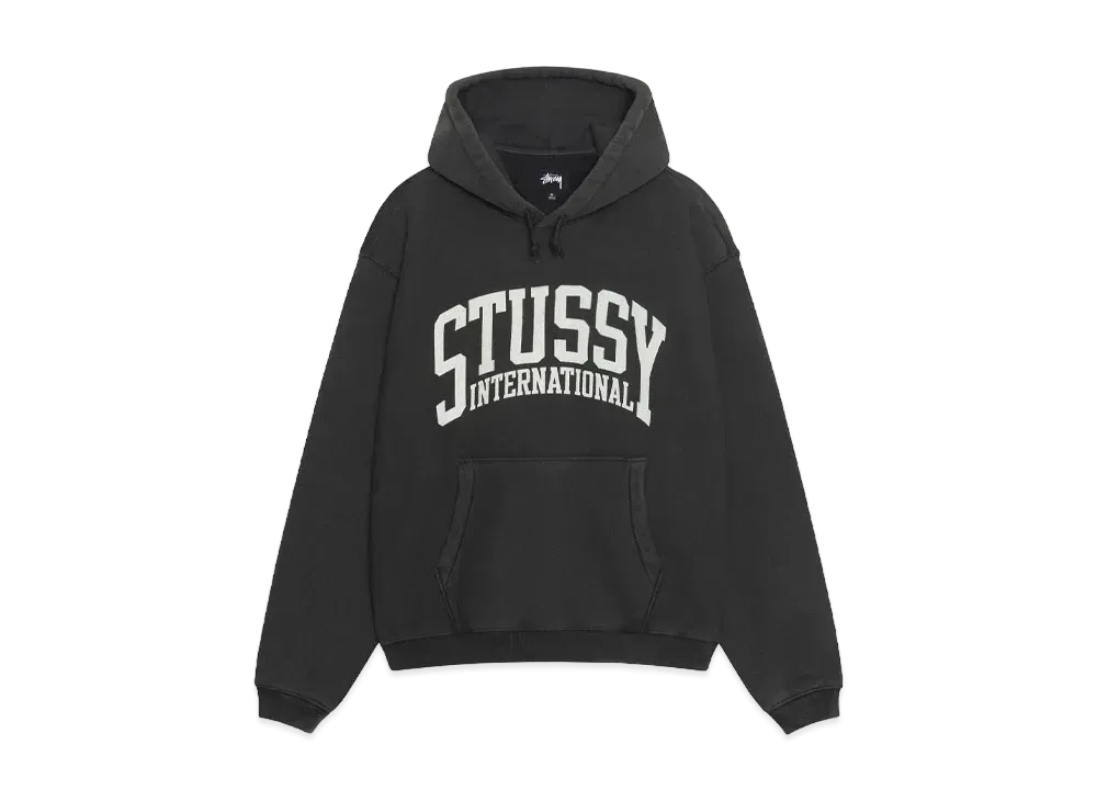 Stussy Relaxed Hoodie International "Washed Black"