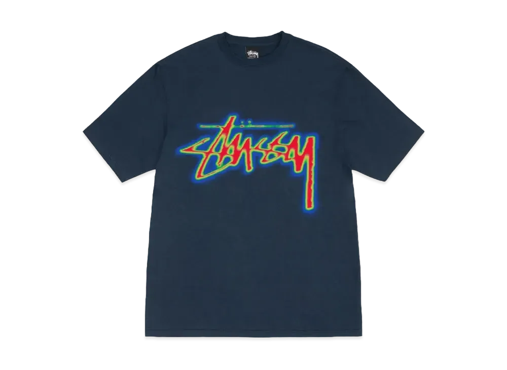 Stussy Thermal Stock Tee "Navy"