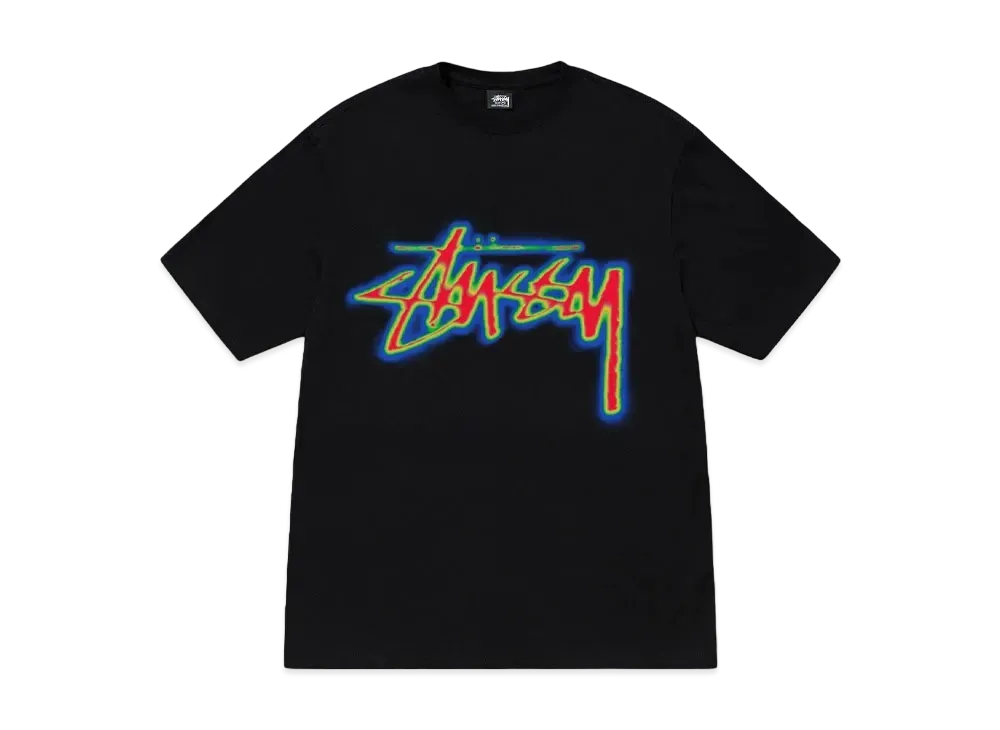 Stussy Thermal Stock Tee "Black"