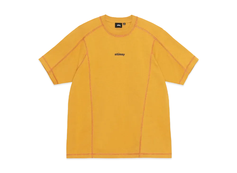Stussy Wave Cotton Crew "Mustard"
