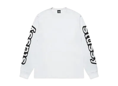 Stussy Sideways LS Tee "White"