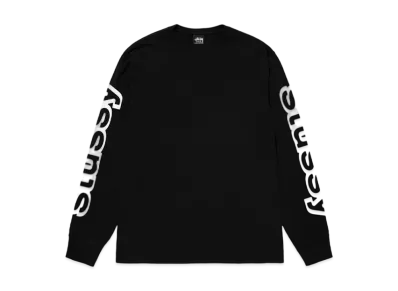 Stussy Sideways LS Tee "Black"