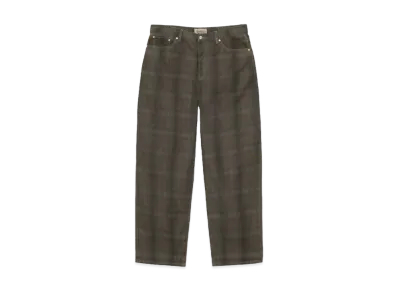 Stussy Big OL Jean Canvas Plaid "Olive"