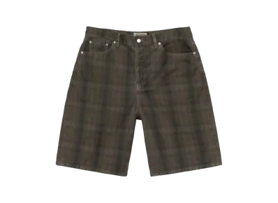 Stussy Big OL Short Canvas Plaid "Olive"