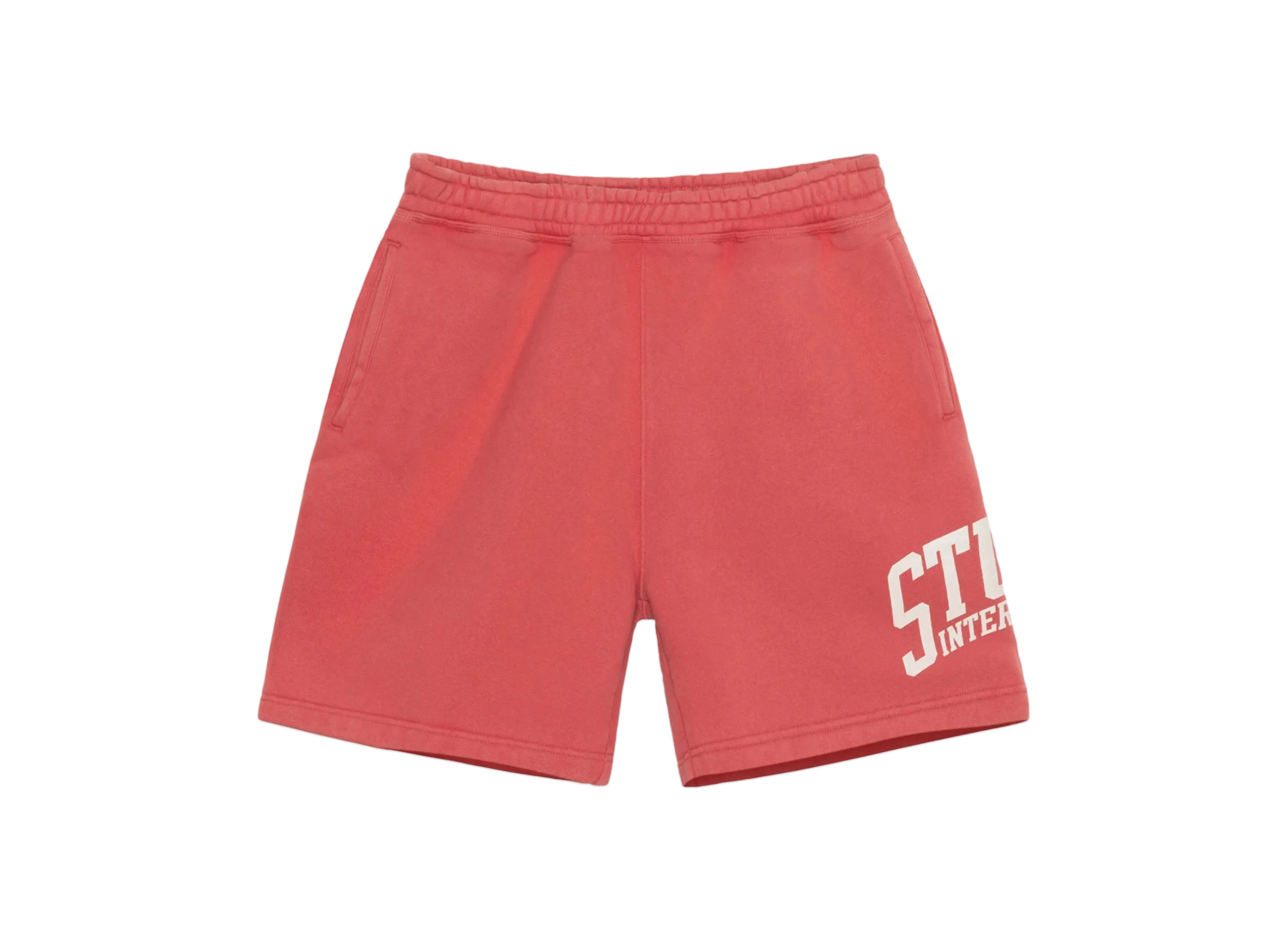 Stussy Fleece Short International "Washed Red"