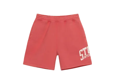 Stussy Fleece Short International "Washed Red"