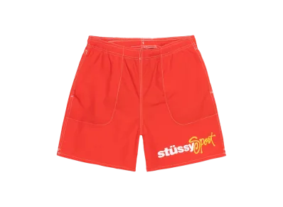 Stussy Water Short Sport "Bright Red"