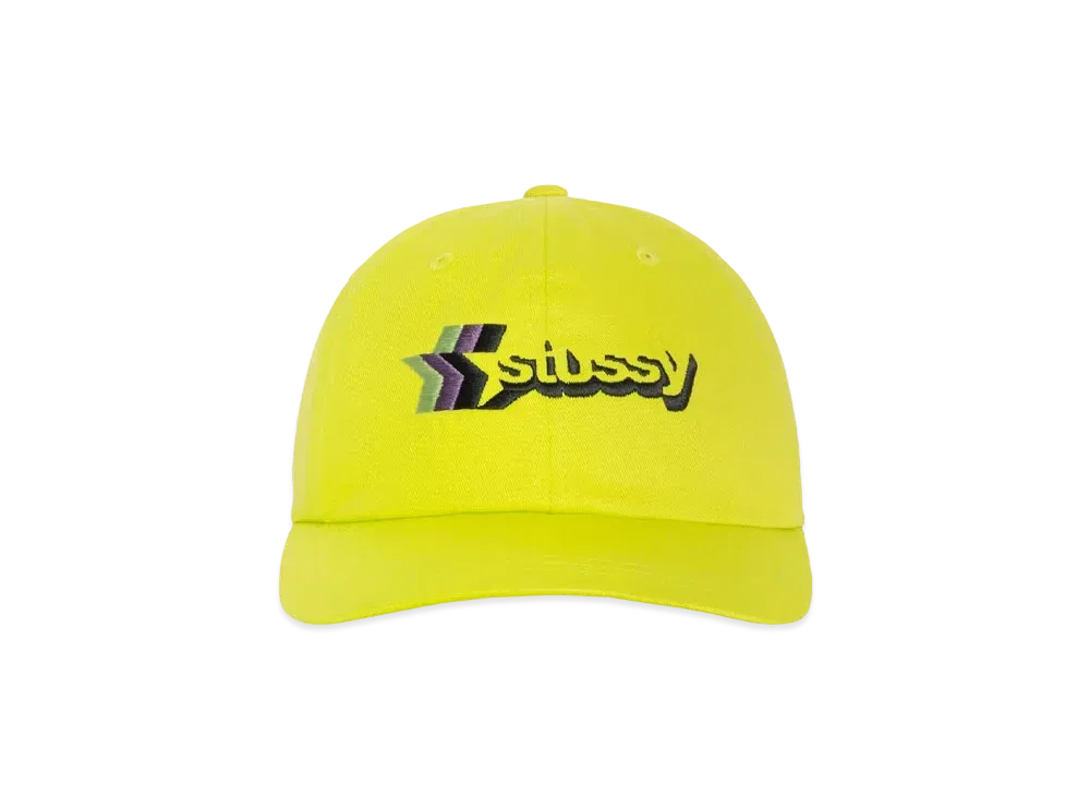 Stussy Low Pro 3 Star Strapback "Lime"