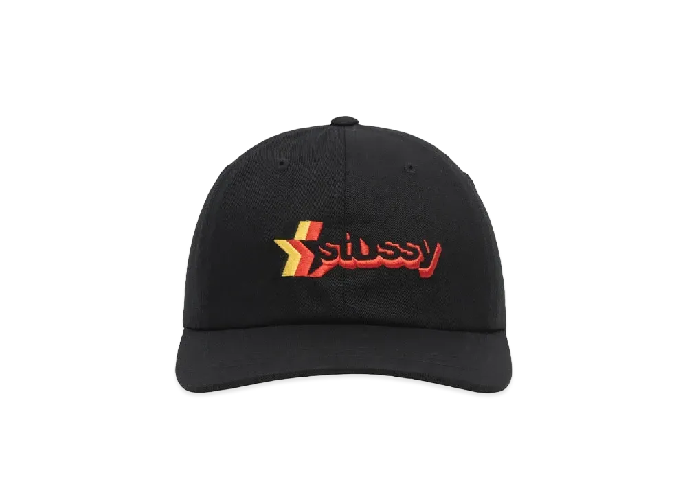 Stussy Low Pro 3 Star Strapback "Black"