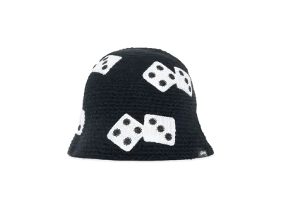 Stussy Bucket Hat Dice Knit "Black"