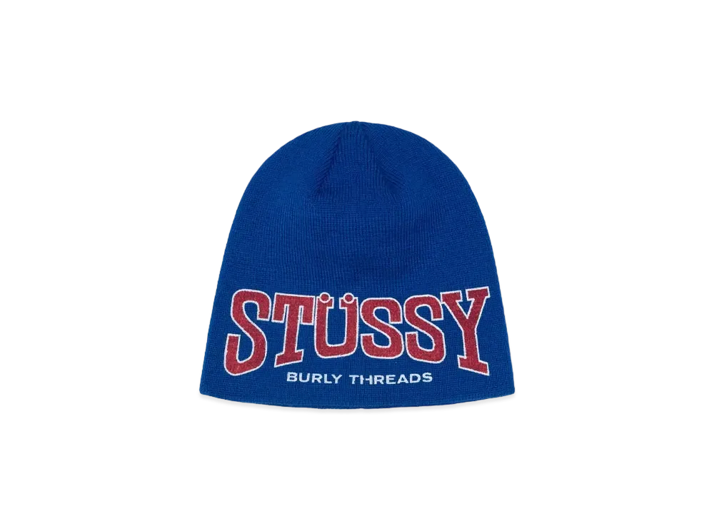 Stussy Skullcap Burly Threads "Blue"