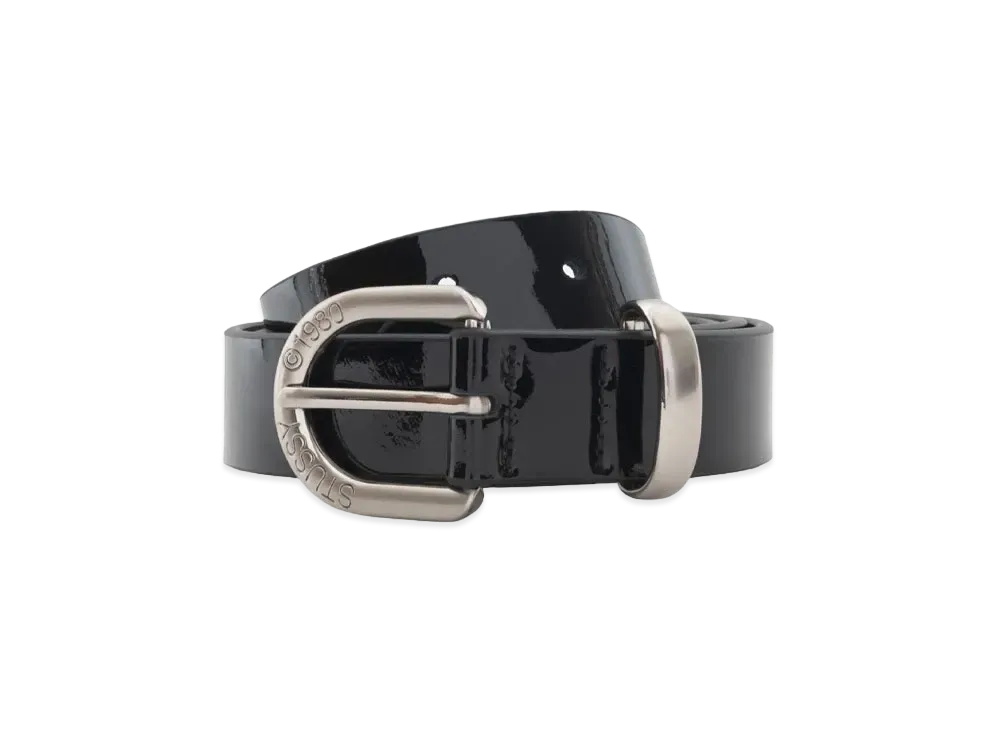Stussy Patent Leather Belt "Black"