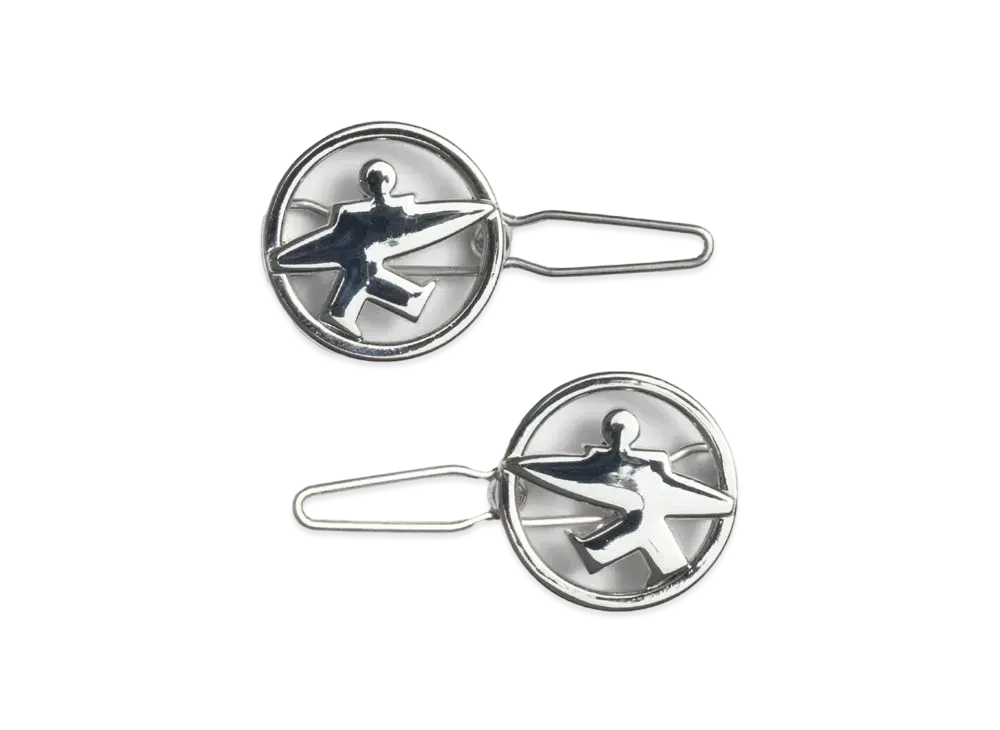 Stussy Surfman Hairclip "Silver"