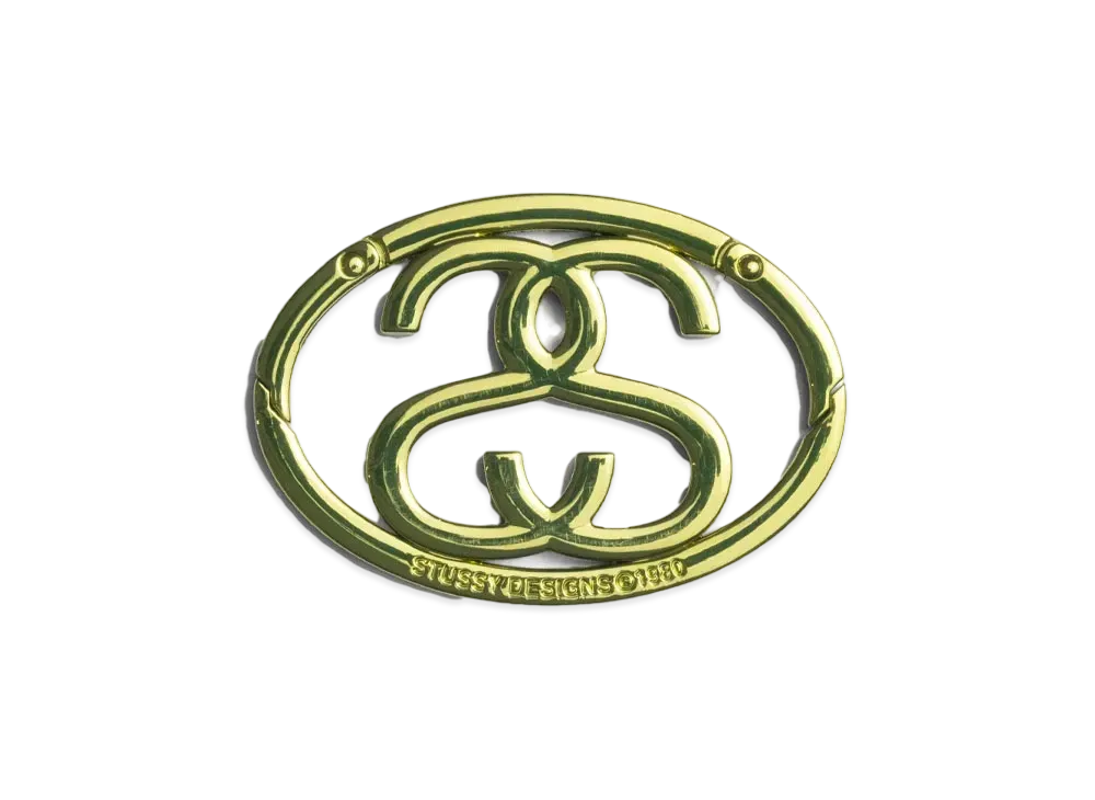 Stussy SS Link Carabiner "Anodized Lime"