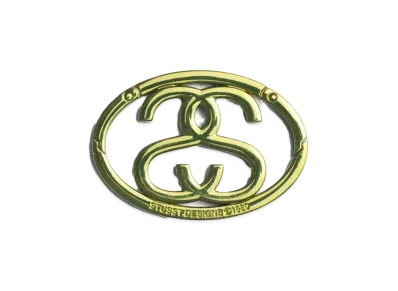 Stussy SS Link Carabiner "Anodized Lime"