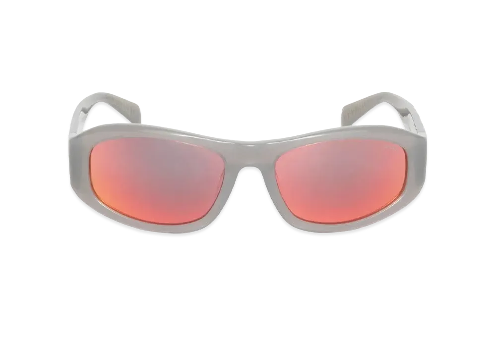 Stussy Landon Sunglasses "Grey/Silver Flare Lens"