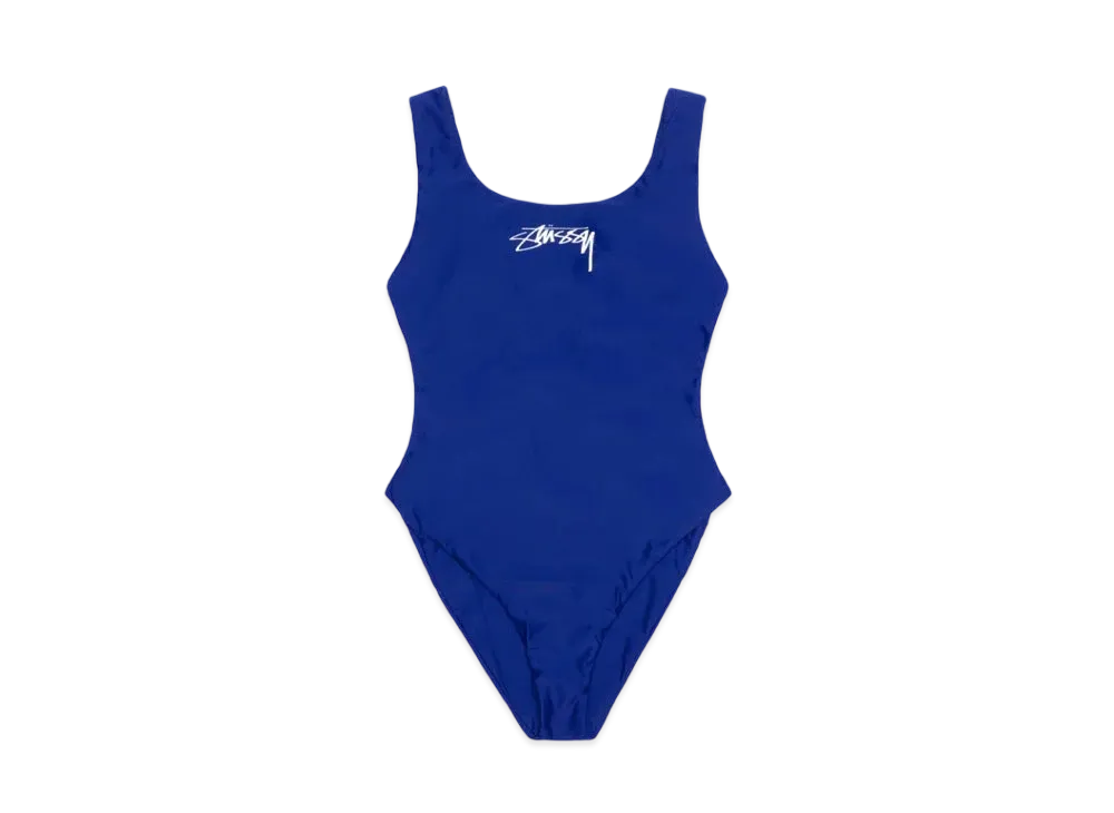 Stussy Surf Stock One Piece Swimsuit "Blue"