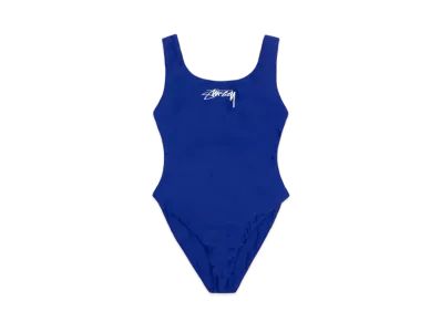 Stussy Surf Stock One Piece Swimsuit "Blue"