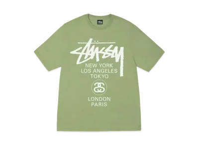 Stussy World Tour T-Shirt 2023 "Moss"