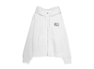 Stussy x Nike U NRG FZ Washed Fleece Hoodie (Asia Size) "Light Bone" FZ9991-072