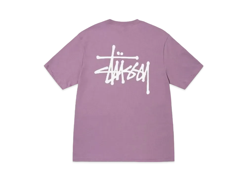Stussy Basic Stussy Tee (22SS) "Orchid"