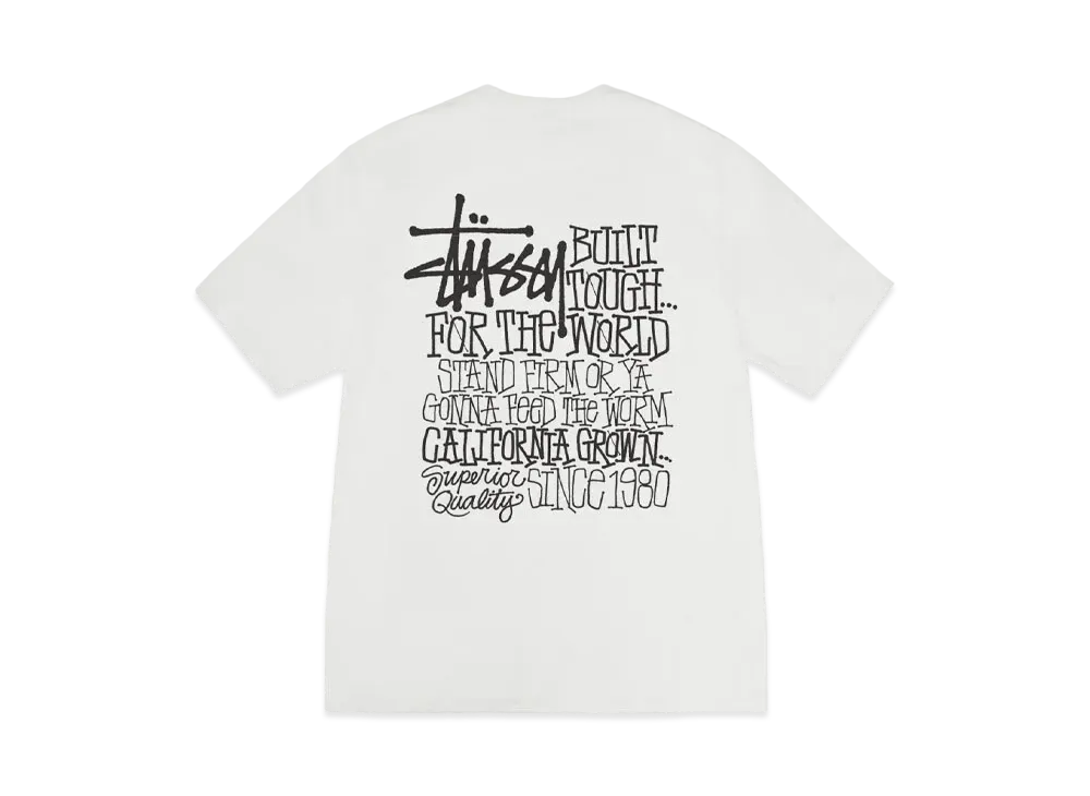Stussy California Grown Tee Pigment Dyed "Natural"