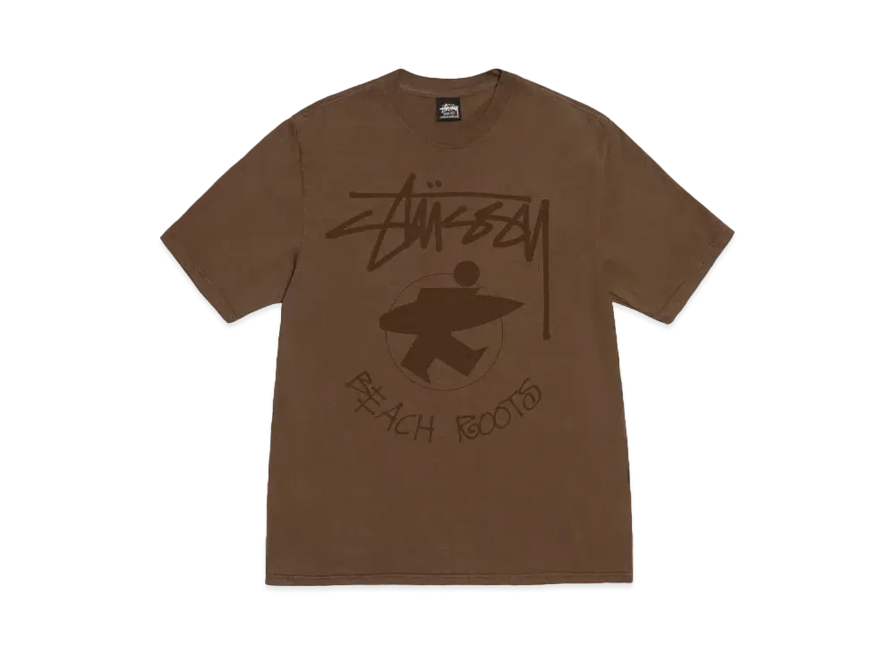 Stussy Beach Roots Tee Pigment Dyed "Browm"
