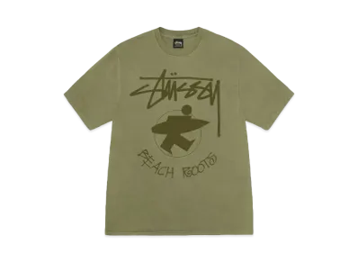 Stussy Beach Roots Tee Pigment Dyed "Olive"