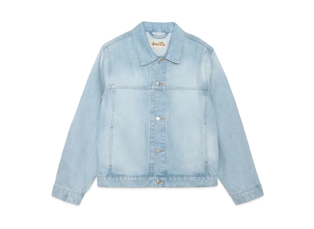 Stussy Trucker Jacket Denim "Light Wash"