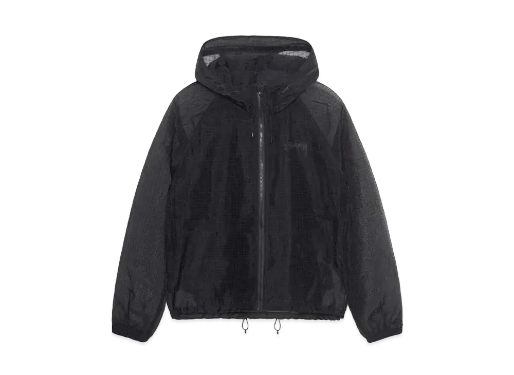 Stussy Beach Shell Transprint Ripstop "Black" (FA24)