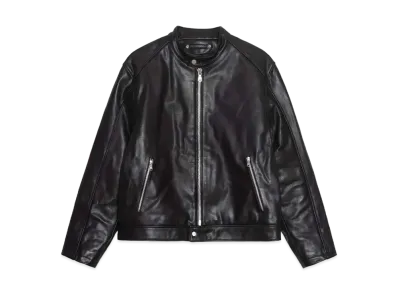 Stussy Cafe Racer Jacket Leather "Black" (FA24)