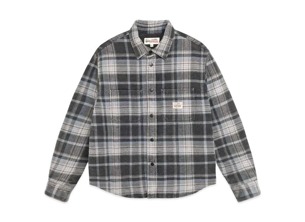 Stussy Heavy Washed Plaid Shirt 