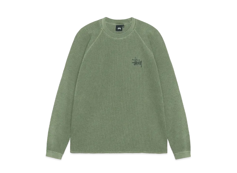 Stussy Raglan Thermal Basic Stock "Pine" (FA24)