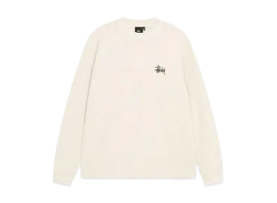 Stussy Raglan Thermal Basic Stock "Bone" (FA24)