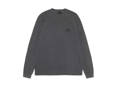 Stussy Raglan Thermal Basic Stock "Washed Black" (FA24)