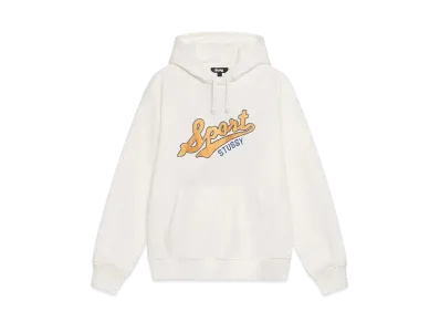 Stussy Satin Patch Oversized Hoodie "Off White" (FA24)
