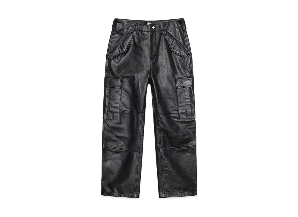 Stussy Military Cargo Pant Leather "Black" (FA24)