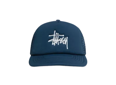 Stussy Big Basic Trucker Cap "Deep Blue" (FA24)