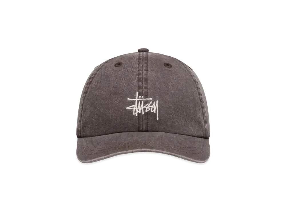 Stussy Washed Basic Low Pro Cap "Mocha" (FA24)