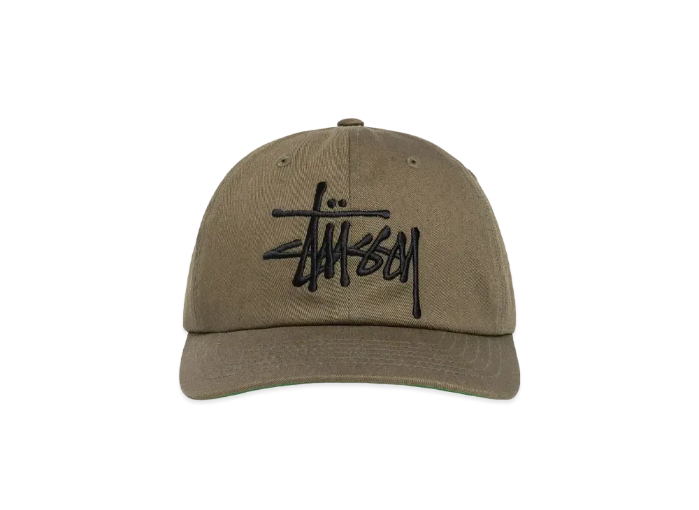 Stussy Big Basic Vintage Cap "Light Olive" (FA24)