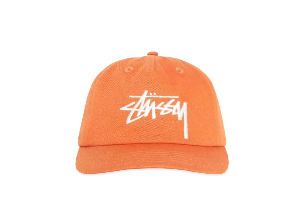 Stussy Big Stock Mid Depth Cap "Brick" (FA24)
