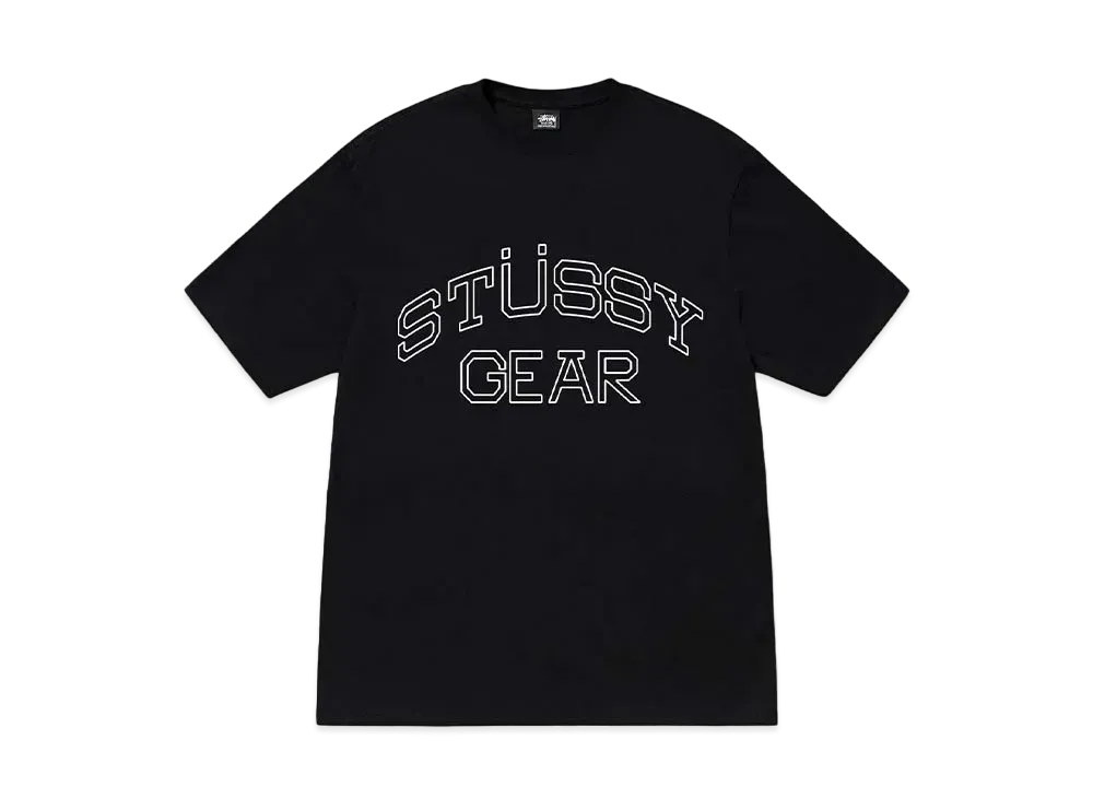 Stussy Gear Tee "Black" (FA24)