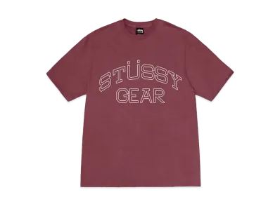 Stussy Gear Tee "Oxblood" (FA24)